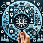 "Graph illustrating social media engagement metrics comparing top competitors in the digital marketing landscape, showcasing strategies for effective social media analysis."