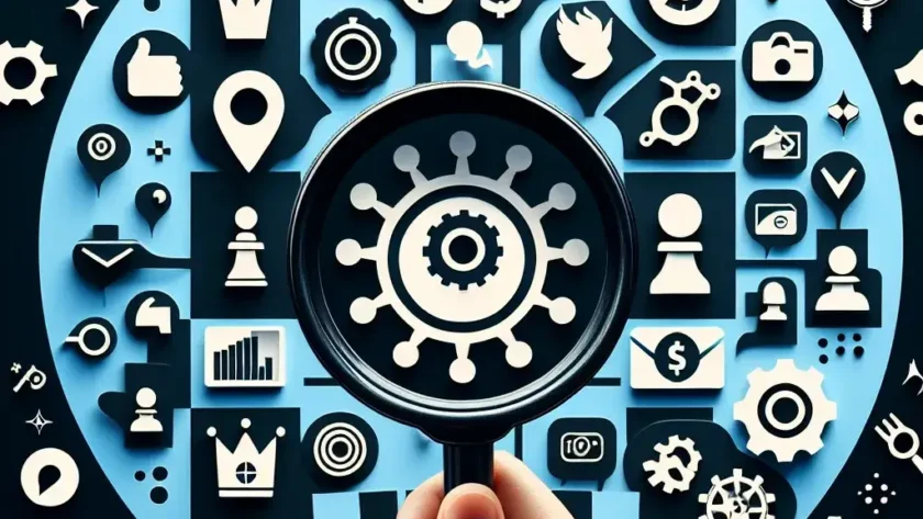 "Graph illustrating social media engagement metrics comparing top competitors in the digital marketing landscape, showcasing strategies for effective social media analysis."